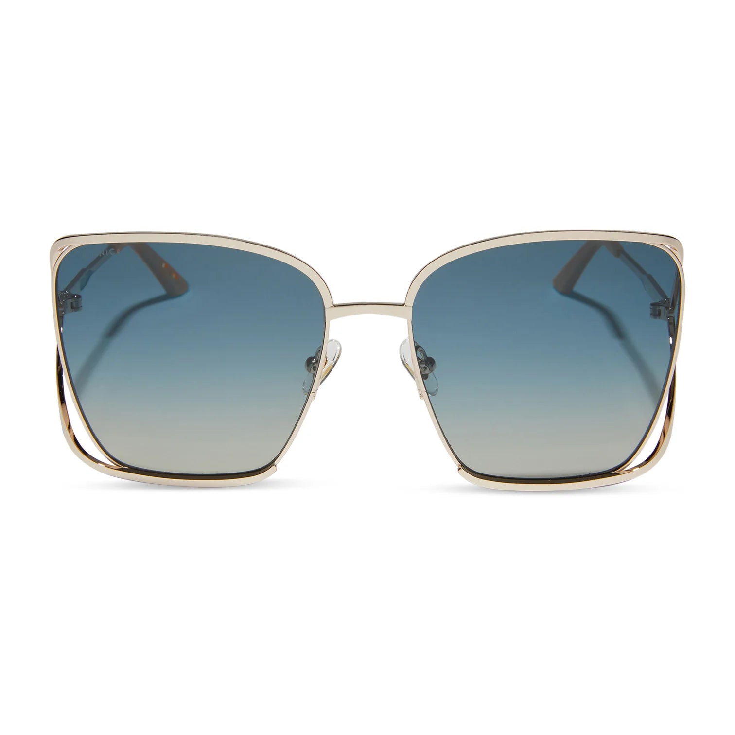 DIFF Eyeware - Francesca Paradiso Blue Polarized Sunglasses 