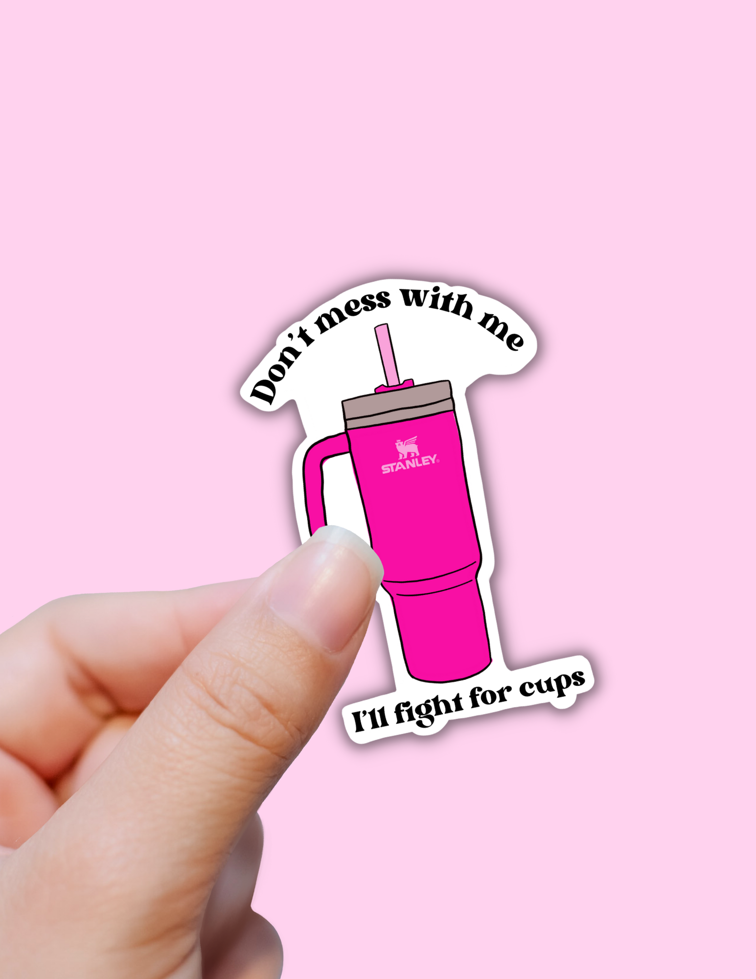 red stanley cup sticker,funny stickers Mi Vida Uvalde