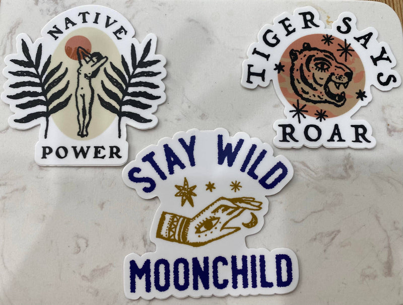 Stay Wild Moon Child Sticker