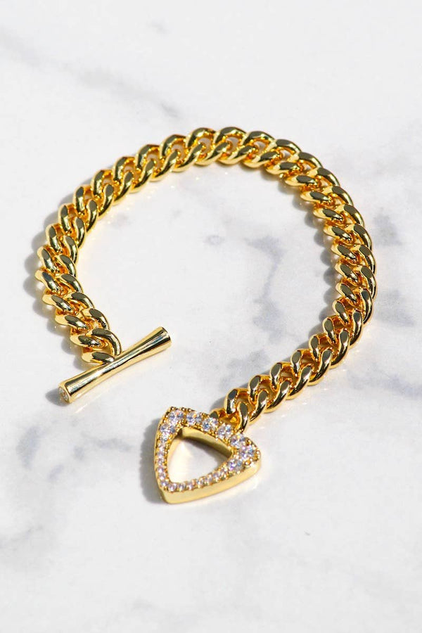 Triomphe Bracelet- 14K Gold Vermeil