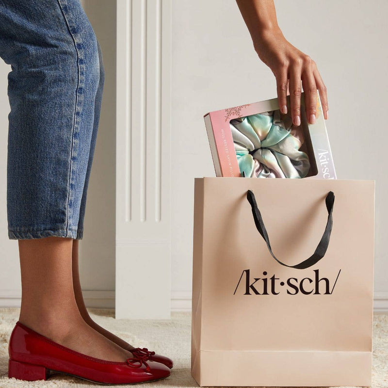 Well Rested Satin Pillowcase and Pillow Scrunchie 2pc - Aura