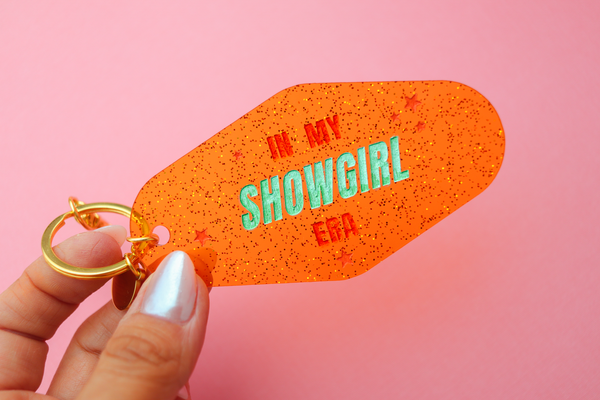 In My Showgirl Era Keychain (Clear Acrylic)