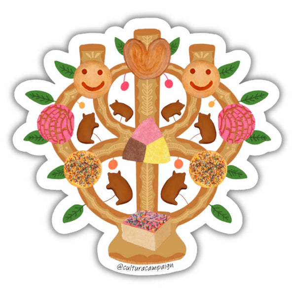 Pan Dulce Tree of Life Sticker