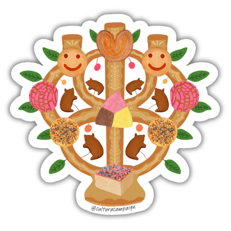 Pan Dulce Tree of Life Sticker