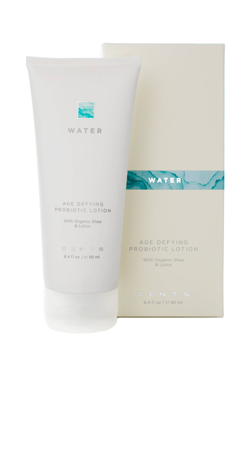 Water, ZENTS Age Defying Probiotic Lotion, 6.4oz