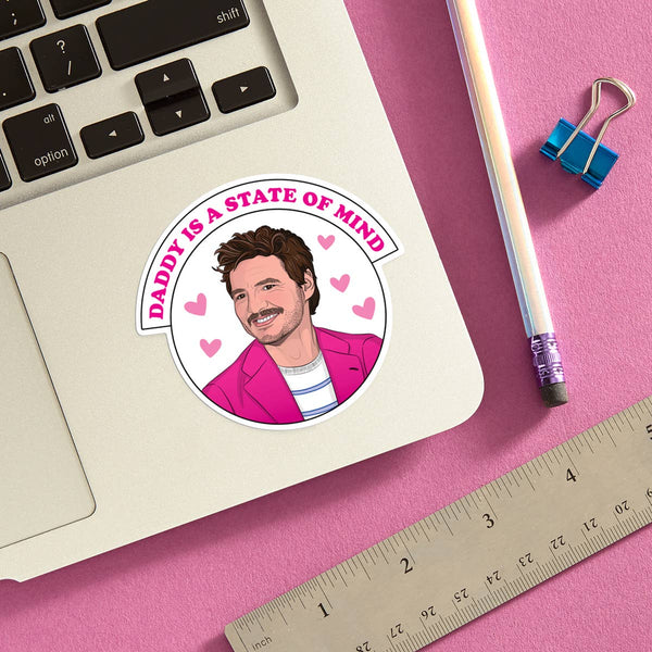Pedro Pascal Daddy Die Cut Sticker