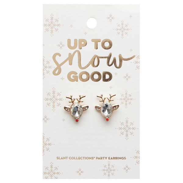 PARTY EARRINGS-SNOW GOOD