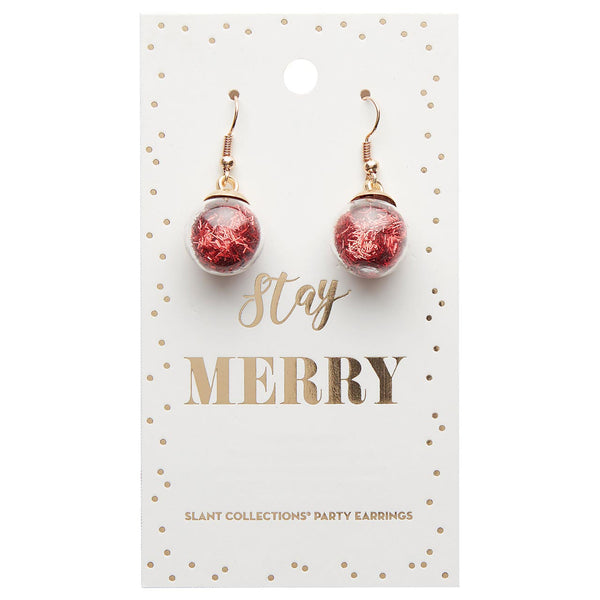 PARTY EARRINGS-STAY MERRY