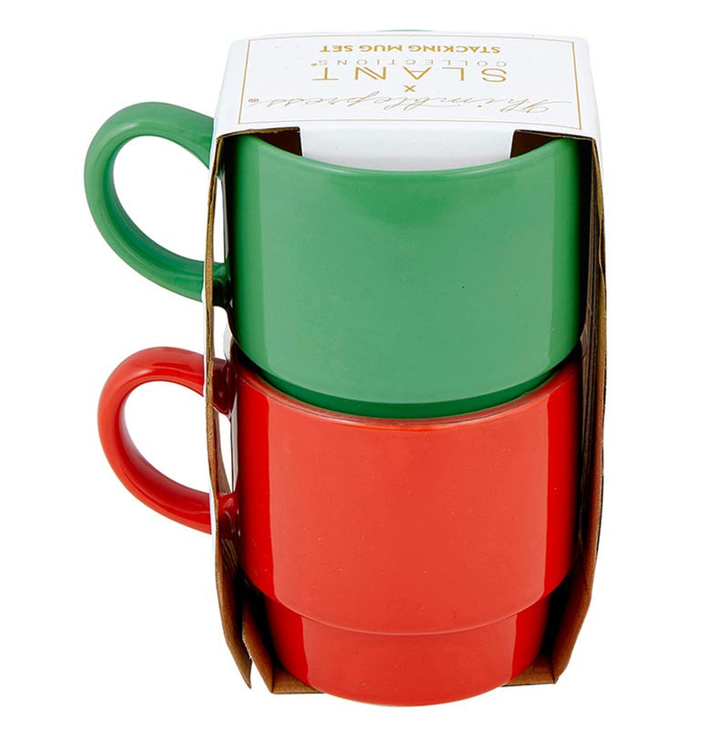 STACKING MUGS SET-MRS/SANTAS