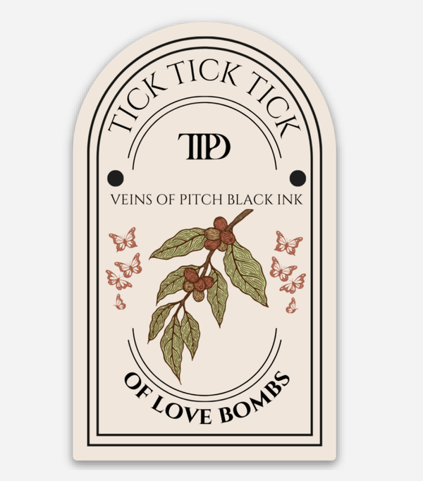 Tick Tick Love Bombs TPD Sticker (Taylor Swift)