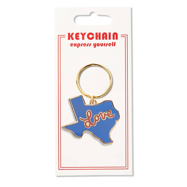 Texas Love Keychain