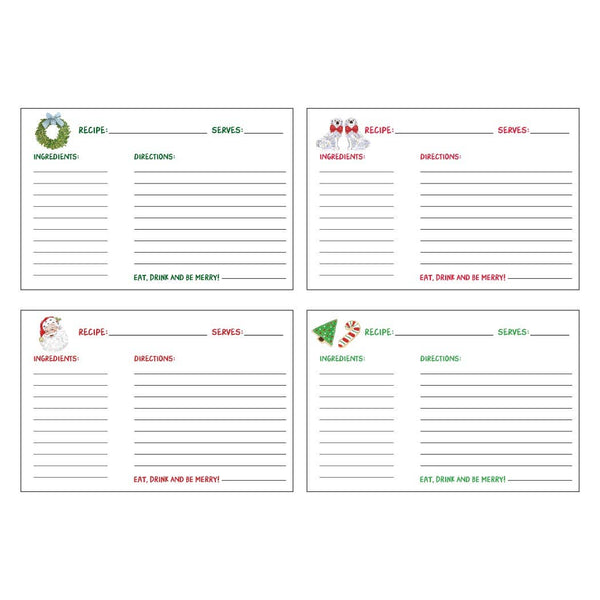 HOLIDAY RECIPE CARDS