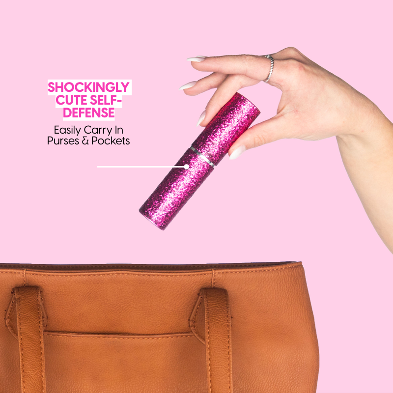Mini Stun Gun |  Pink Glitter