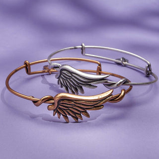 Angel Wing Expandable Bangle