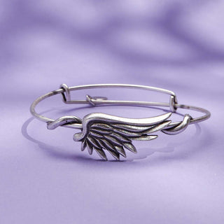 Angel Wing Expandable Bangle