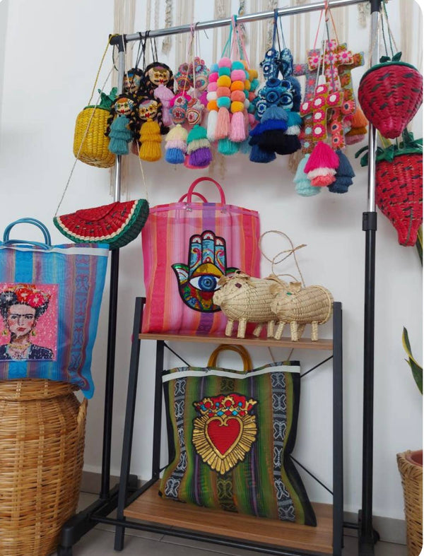 Mesh large bags - Heart