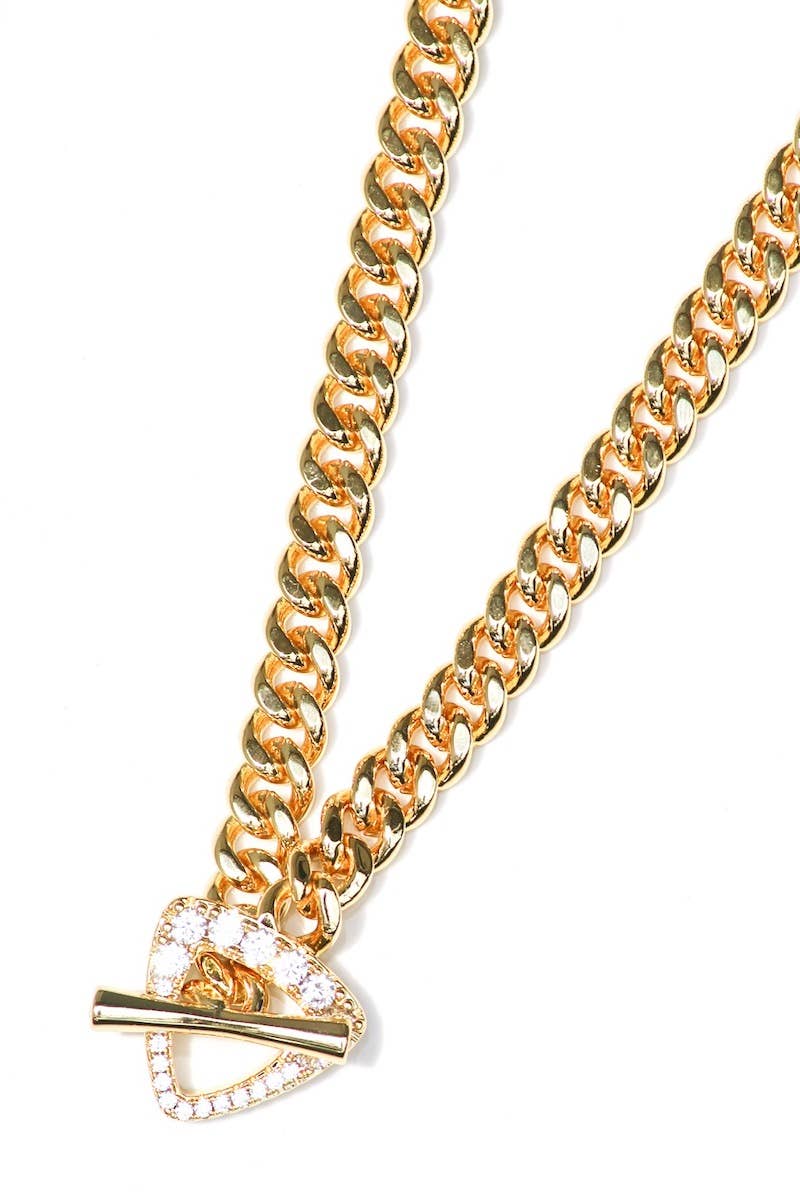 Triomphe Necklace- 14K Gold Vermeil