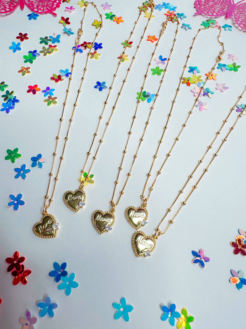 Mama Heart Necklace