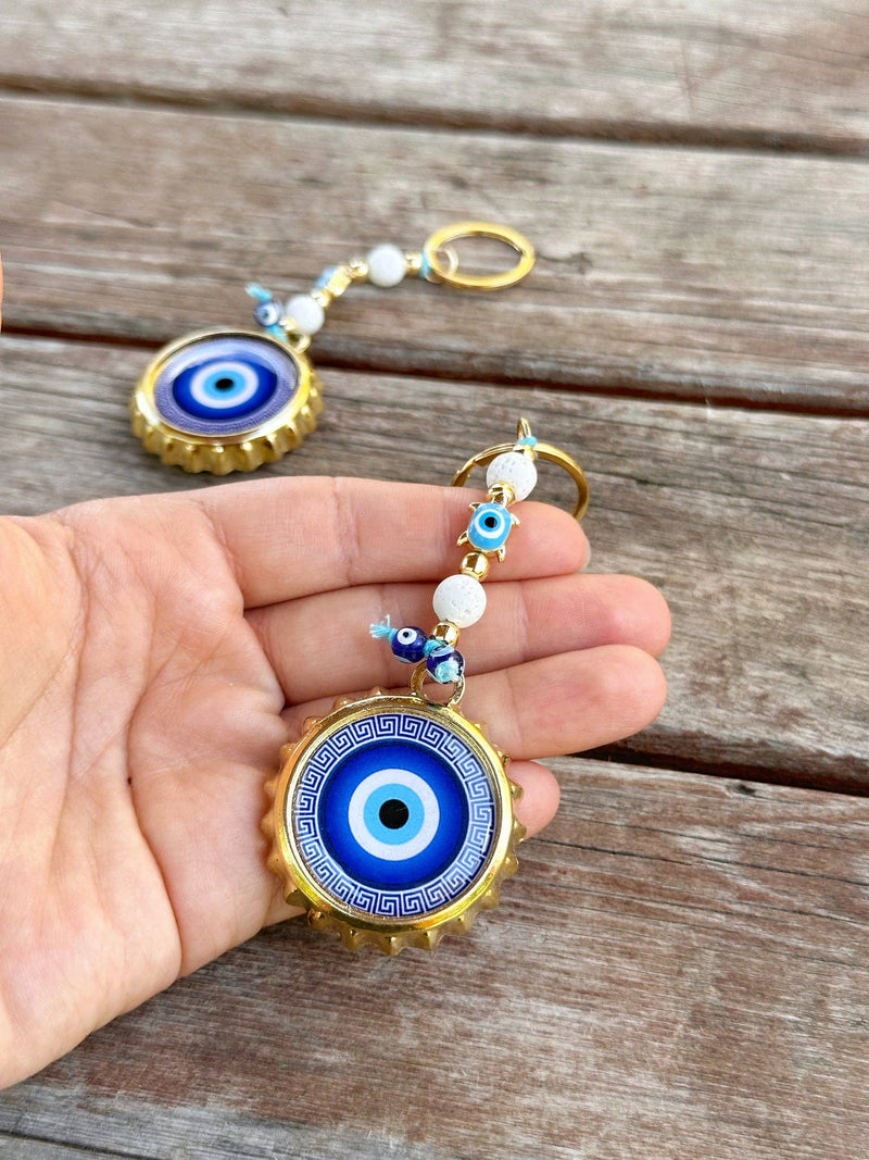 Evil Eye Bottle Opener Keychain, Wedding Favors
