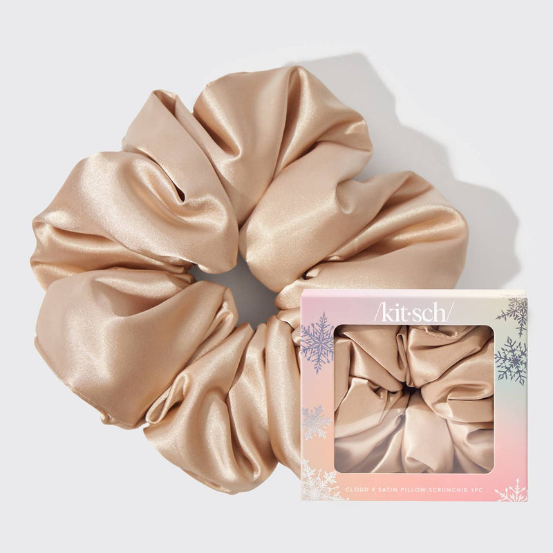 Cloud 9 Satin Pillow Scrunchie 1pc - Champagne