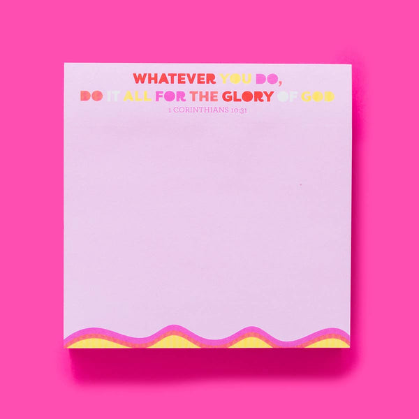 Sticky Notes Pad - Bible Verse - 300 Sheets
