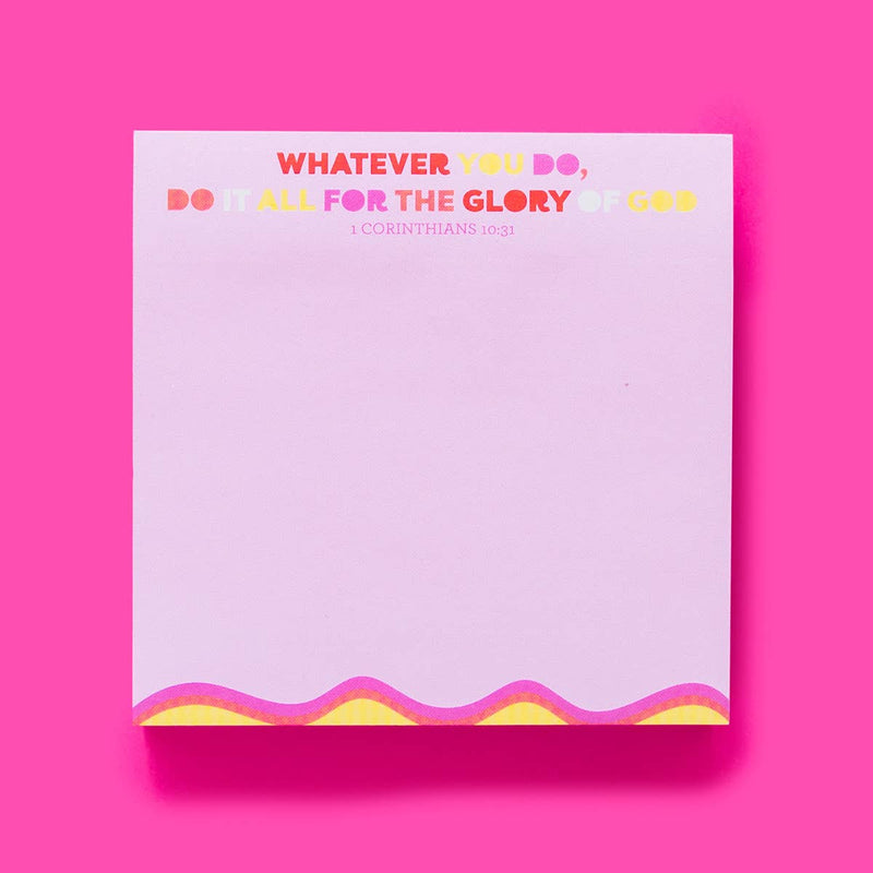 Sticky Notes Pad - Bible Verse - 300 Sheets