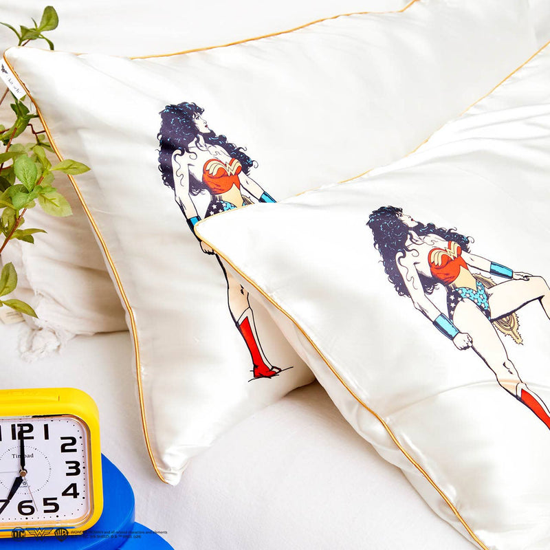 Wonder Woman x kitsch King Satin Pillowcase- Believe in Wond