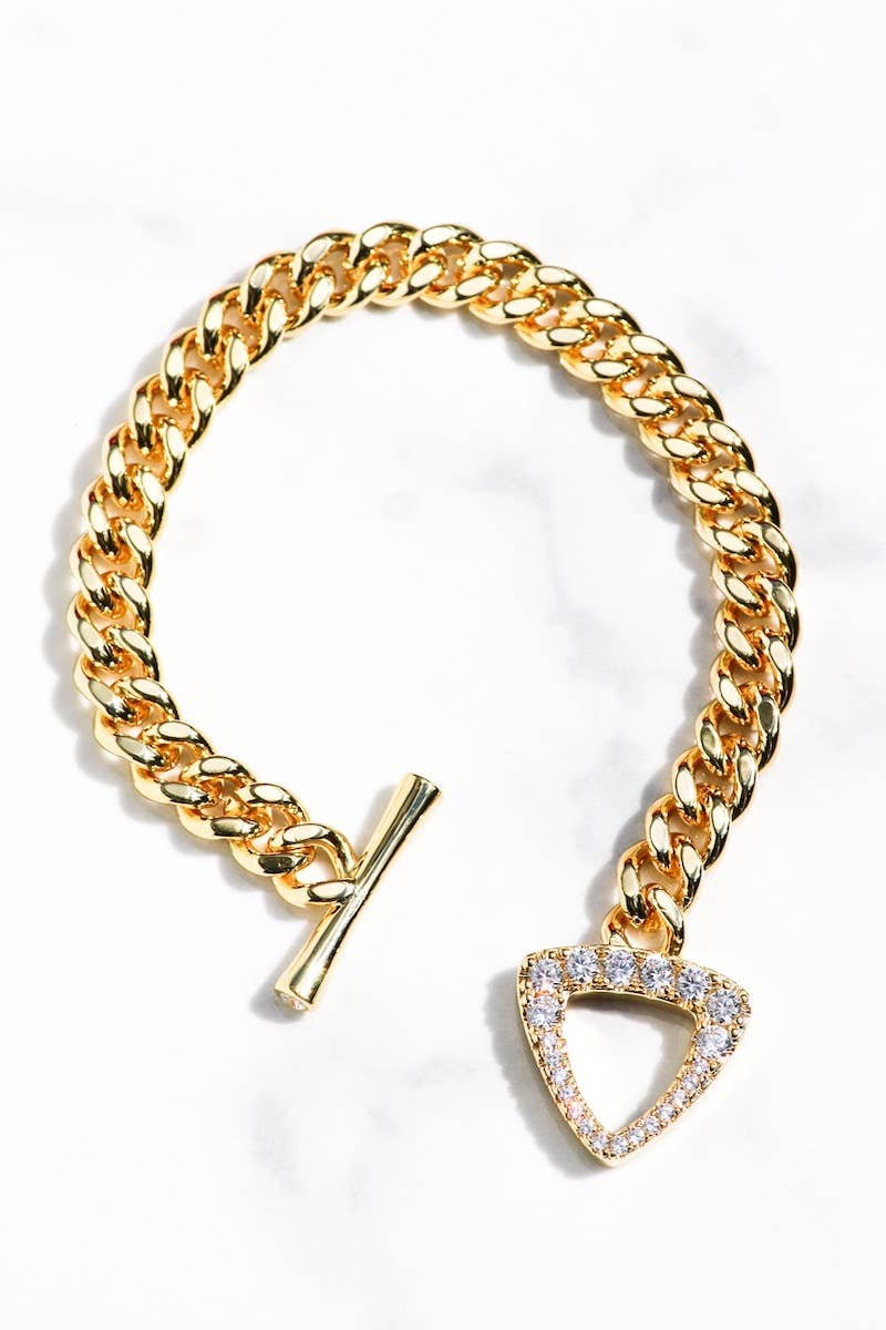 Triomphe Bracelet- 14K Gold Vermeil