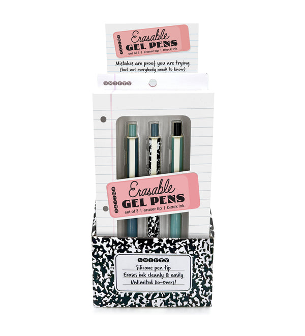 RETRO ERASABLE GEL PEN SET