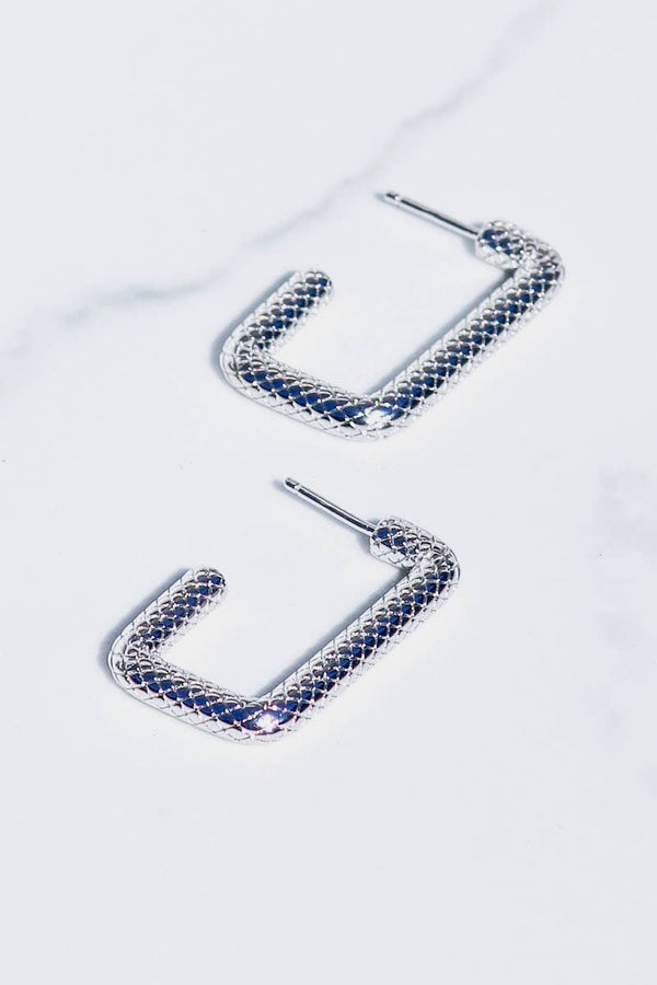BALI HOOPS- STERLING SILVER