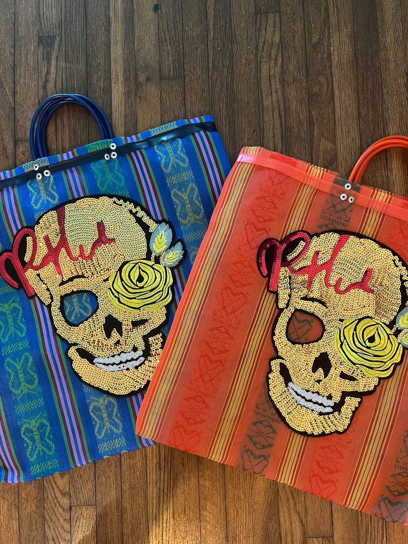 Mesh Large bags - Skull