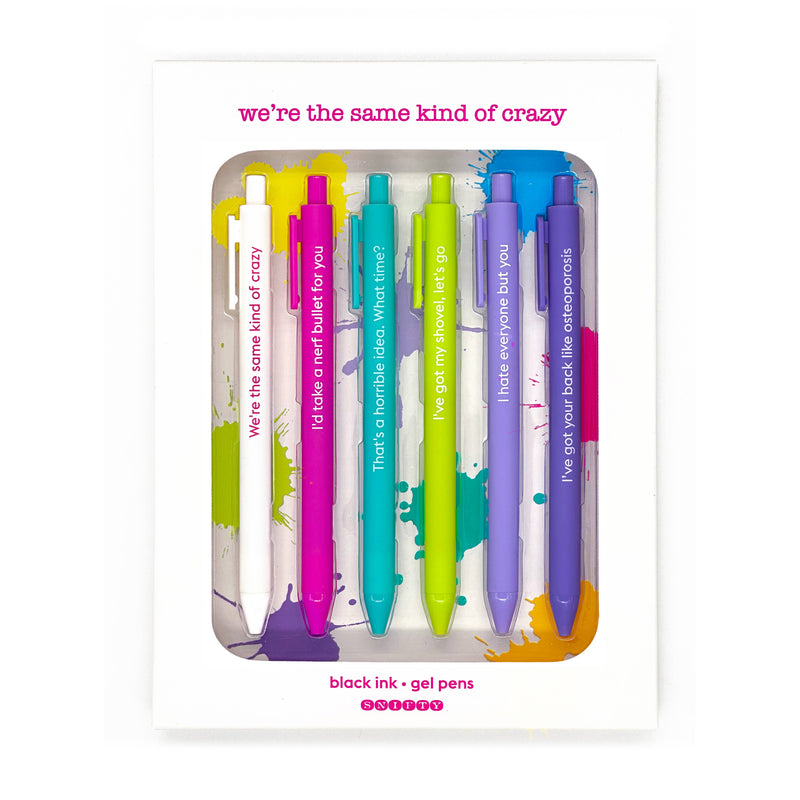SAME KIND OF CRAZY - QUOTABLE GEL PEN SET