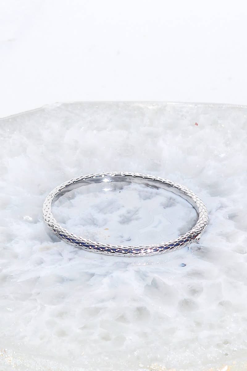 BALI BANGLE- STERLING SILVER