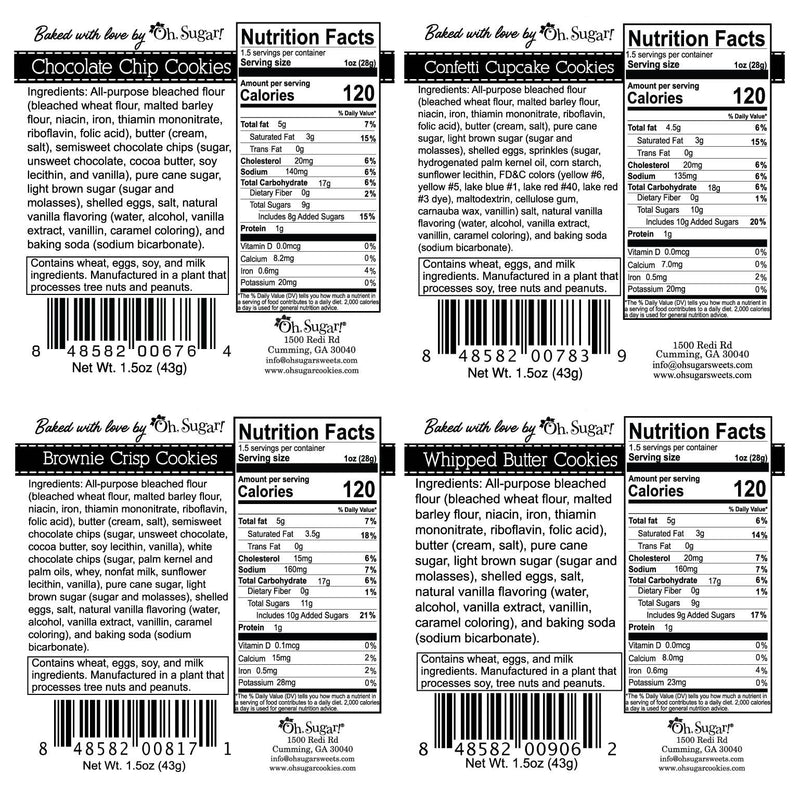 Cookie Bags - Cookies Always Assortment - Small - 24 Bags