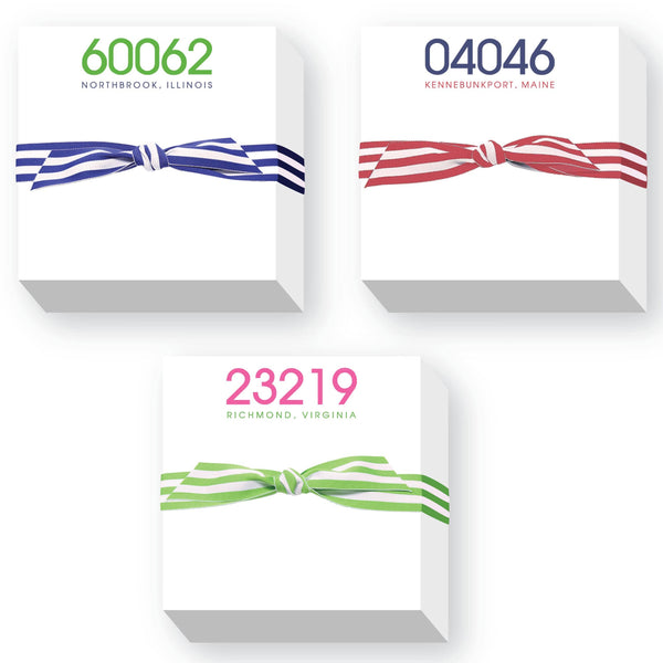 ZIP CODE CHUBBIE NOTEPAD
