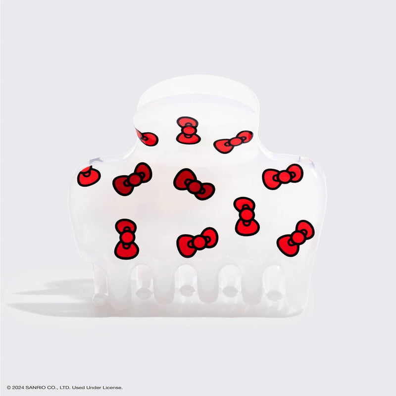 Hello Kitty x Kitsch Recycled Puffy Claw Clip- Kitty Bows