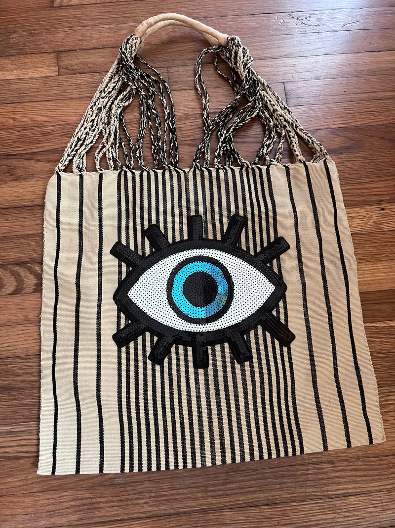 Hammock bag - One of a kind handmade bag with Patch