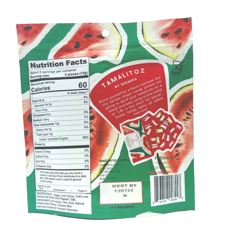 DIVINE WATERMELON TAMALITOZ CANDY 12 CT