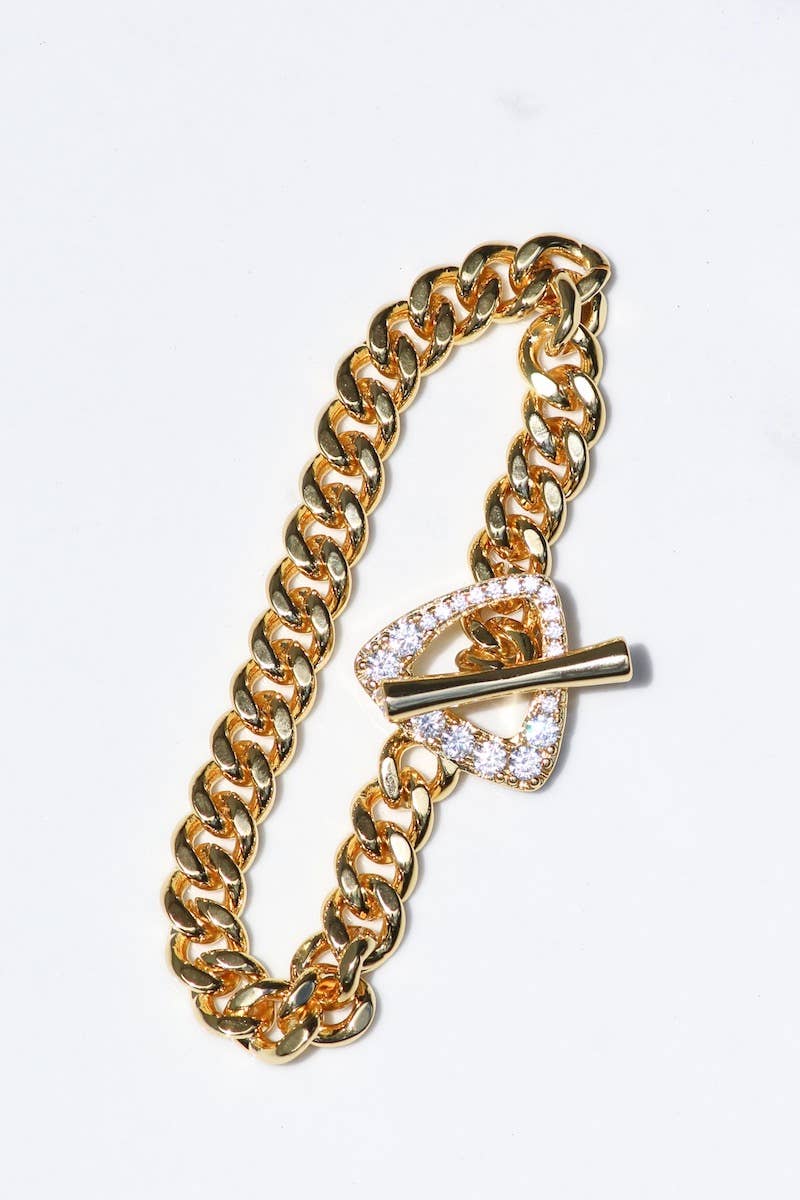 Triomphe Bracelet- 14K Gold Vermeil