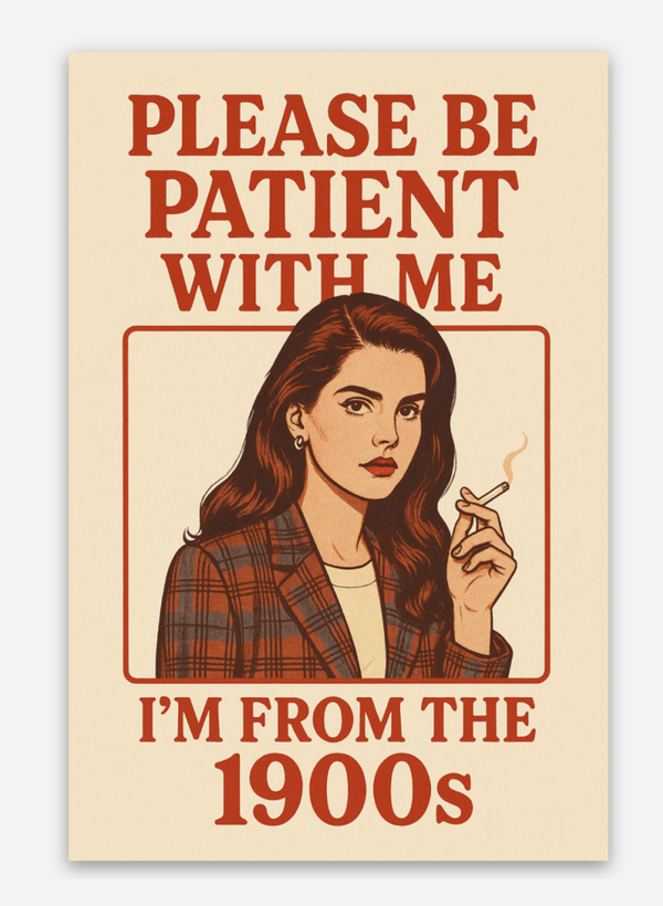Be Patient With Me Sticker 