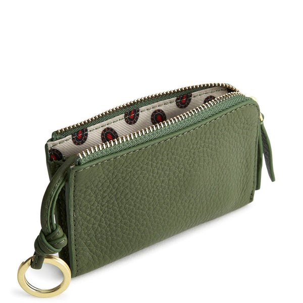 Zip Card Pouch : Bronze Green