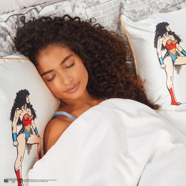 Wonder Woman x kitsch King Satin Pillowcase- Believe in Wond