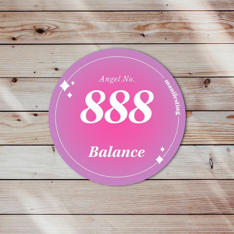 Angel Number Sticker: 222