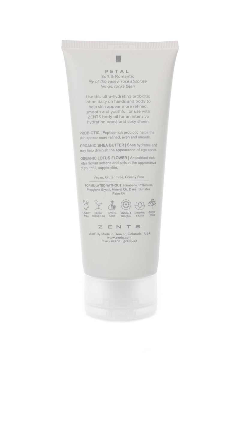 Petal, ZENTS Age Defying Probiotic Lotion, 6.4oz