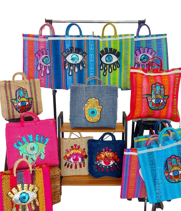Mesh Large bags - Evil Eye