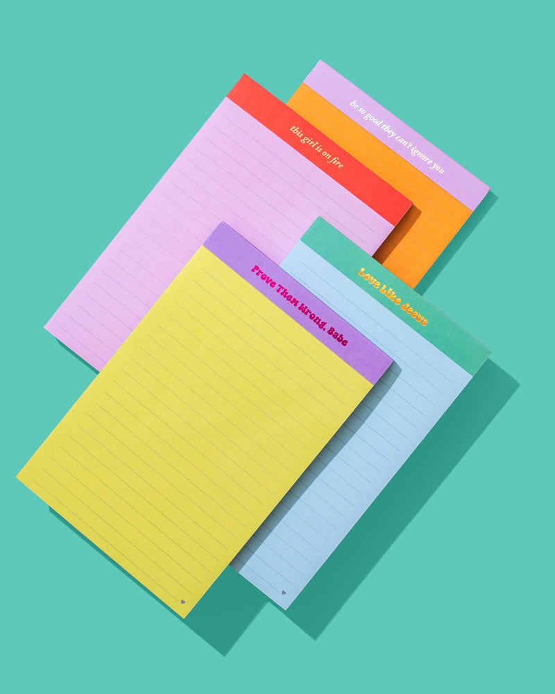 List Pad - "This Girl is on Fire"