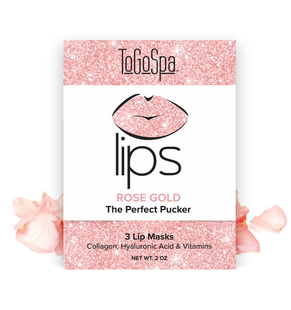 LIPS: Rose Gold Lips by ToGoSpa The Perfect Pucker - 3 pack