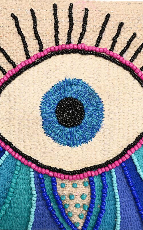 Wanderlust Evil Eye Clutch