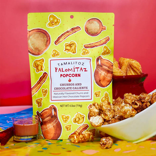 Churro and Spicy Mexican Hot Chocolate Palomitaz Popcorn