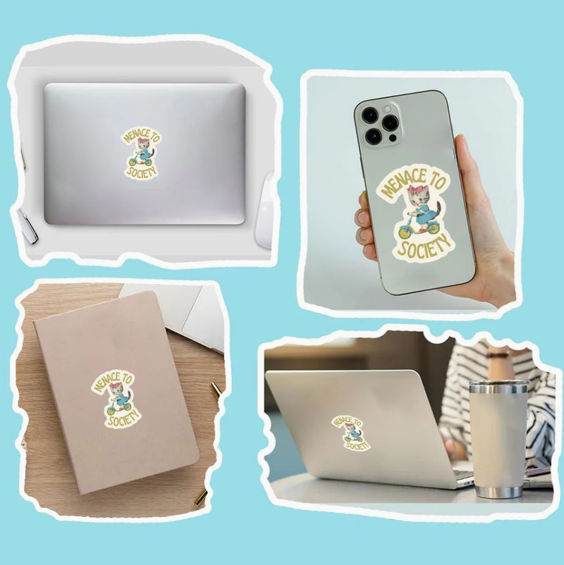 Menace to Society Sticker